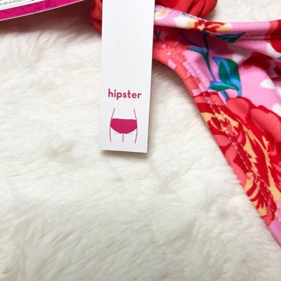 Xhilaration Multi Floral Print Juniors Side-Tie Bikini Bottom NWT‎ Medium - Picture 5 of 9